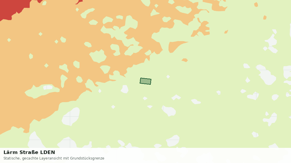 Statische Kartenansicht: Lärm Straße LDEN