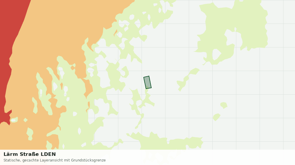 Statische Kartenansicht: Lärm Straße LDEN