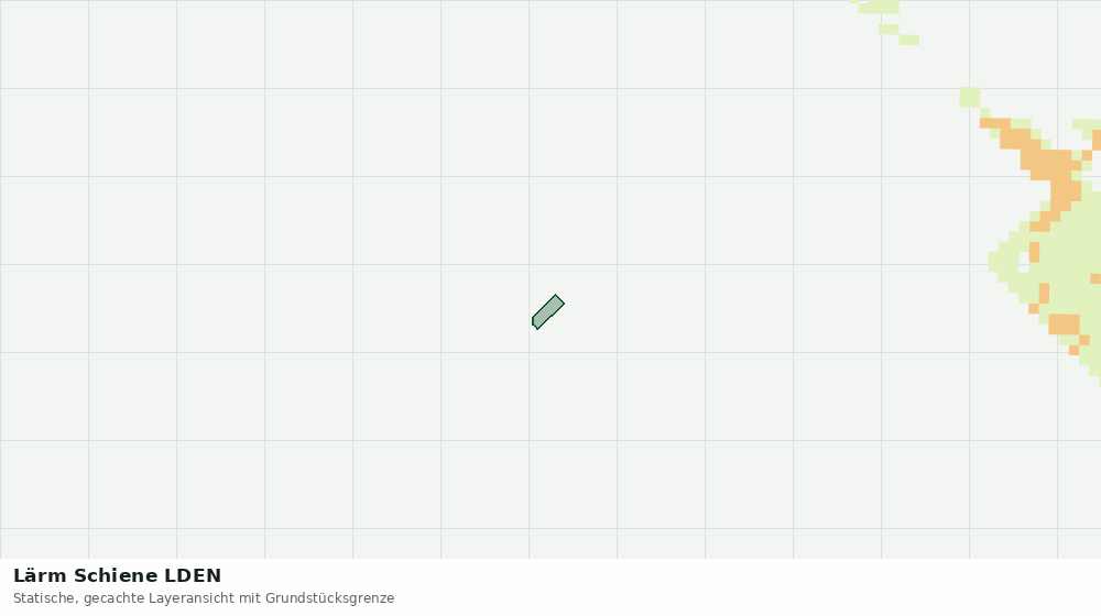 Statische Kartenansicht: Lärm Schiene LDEN