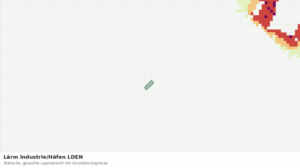 Statische Kartenansicht: Lärm Industrie/Häfen LDEN