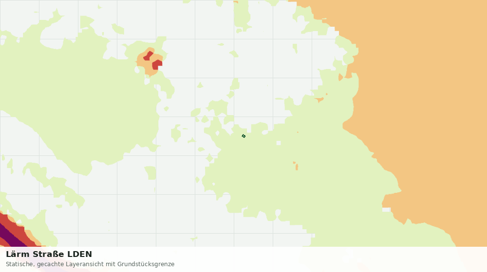 Statische Kartenansicht: Lärm Straße LDEN