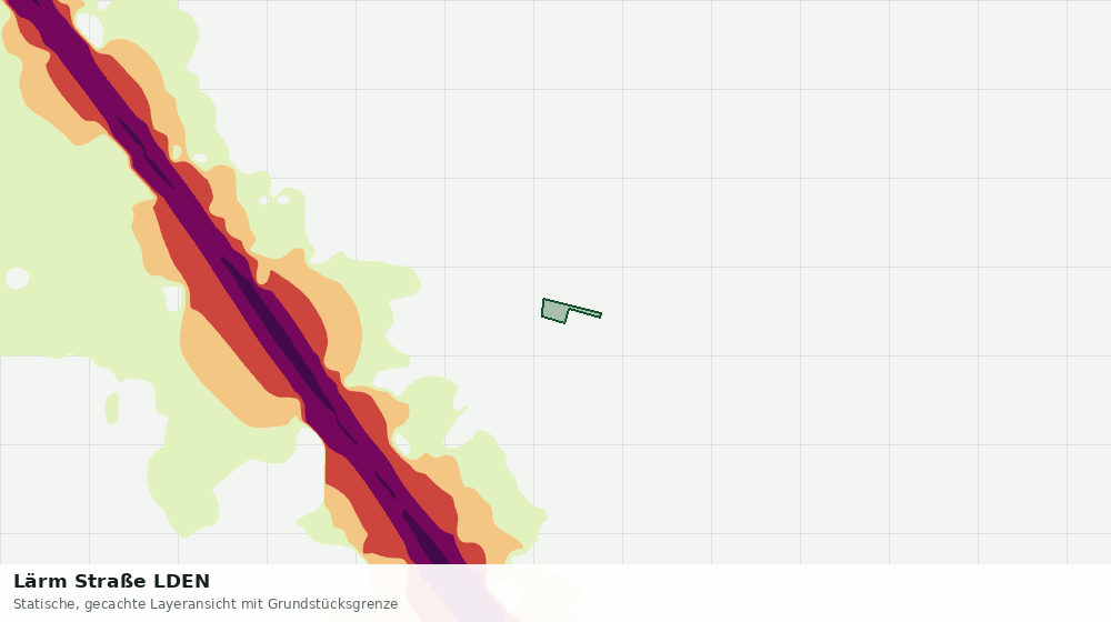 Statische Kartenansicht: Lärm Straße LDEN