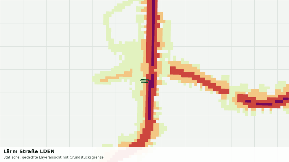 Statische Kartenansicht: Lärm Straße LDEN