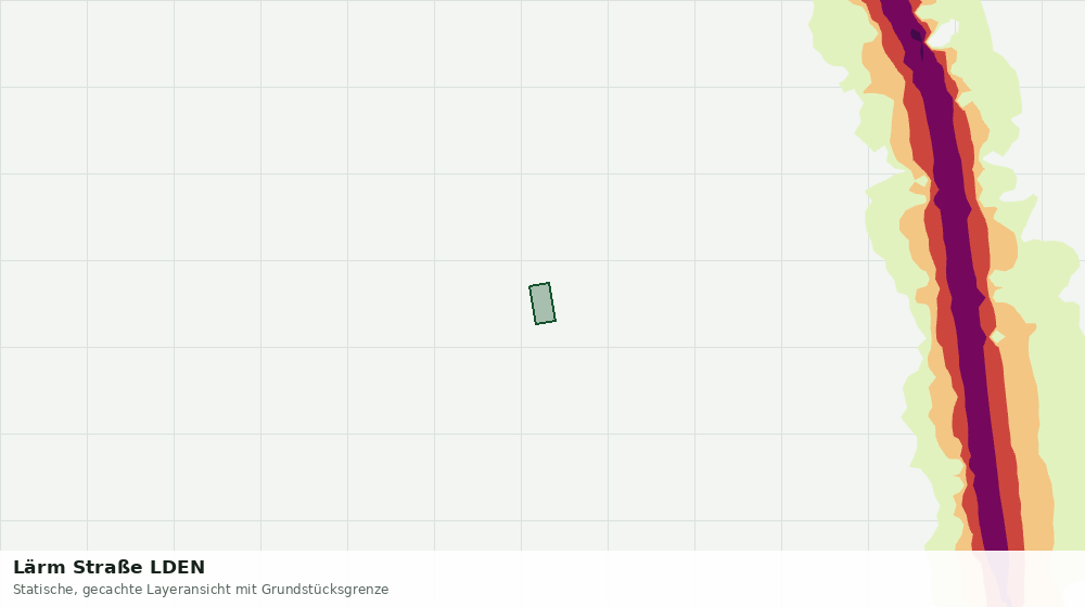 Statische Kartenansicht: Lärm Straße LDEN