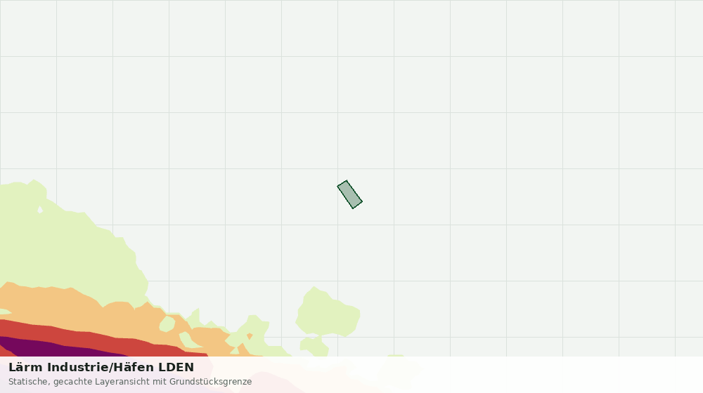 Statische Kartenansicht: Lärm Industrie/Häfen LDEN