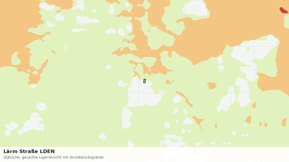 Statische Kartenansicht: Lärm Straße LDEN