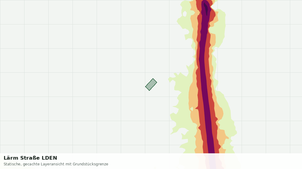 Statische Kartenansicht: Lärm Straße LDEN