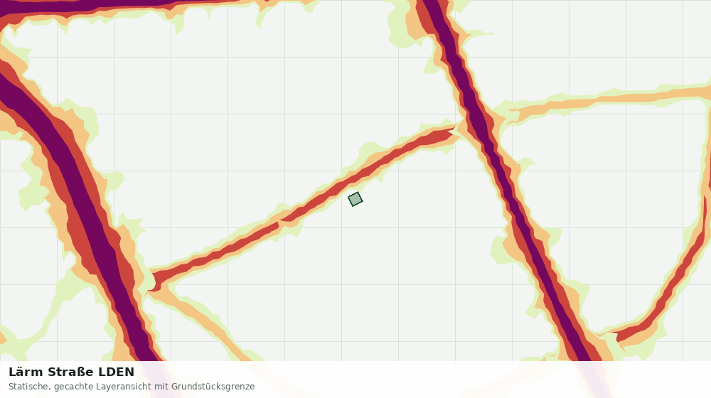 Statische Kartenansicht: Lärm Straße LDEN