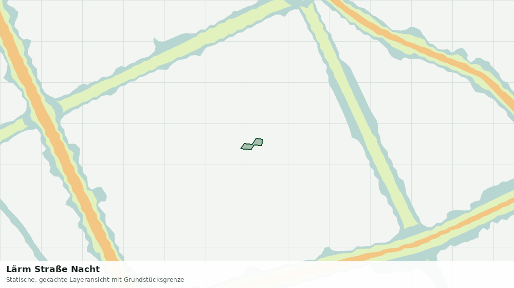 Statische Kartenansicht: Lärm Straße Nacht