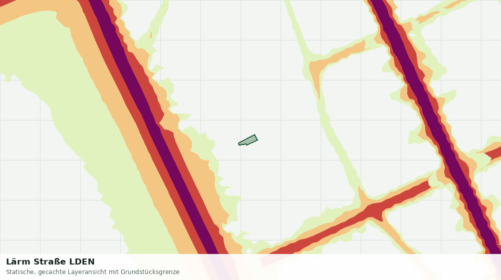 Statische Kartenansicht: Lärm Straße LDEN