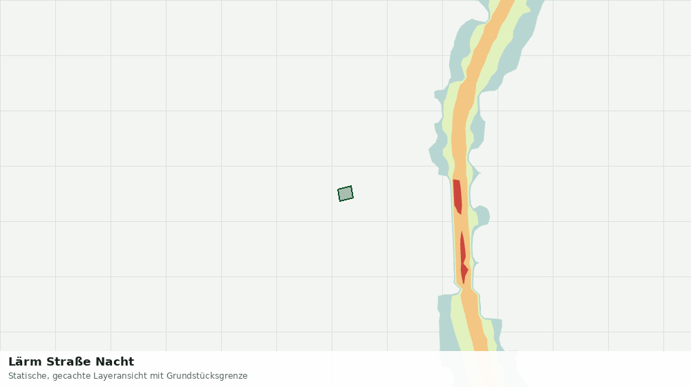 Statische Kartenansicht: Lärm Straße Nacht