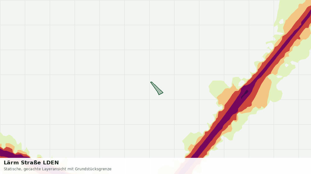 Statische Kartenansicht: Lärm Straße LDEN