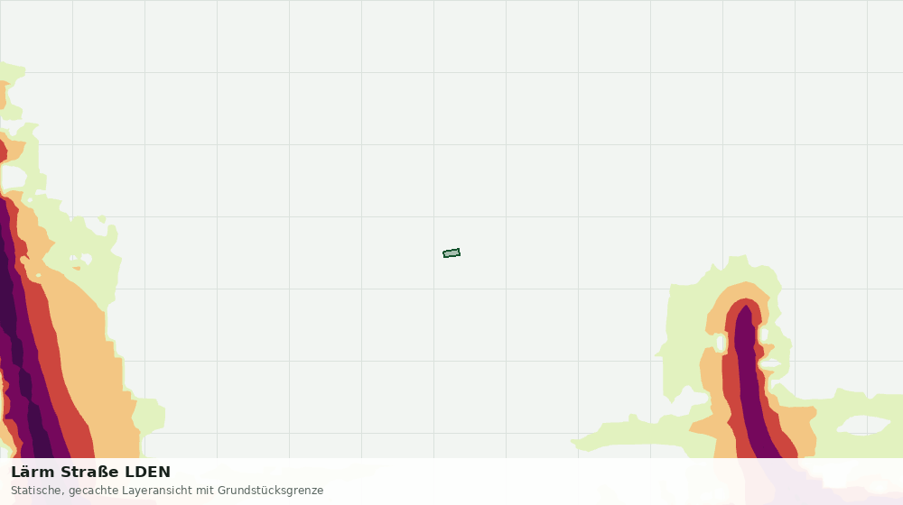 Statische Kartenansicht: Lärm Straße LDEN
