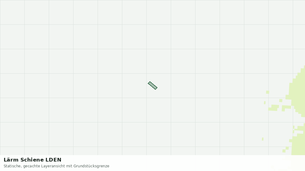 Statische Kartenansicht: Lärm Schiene LDEN