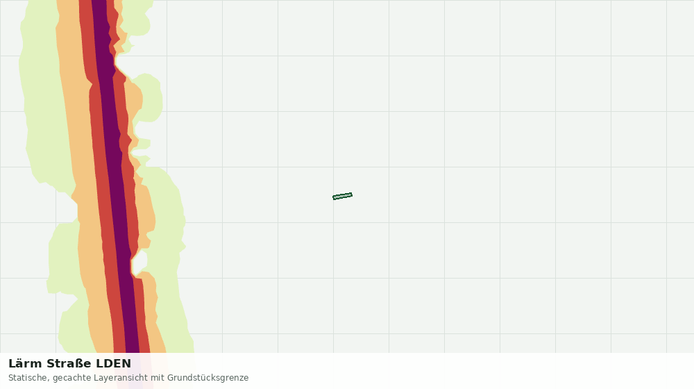 Statische Kartenansicht: Lärm Straße LDEN