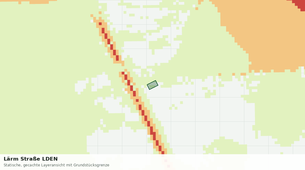 Statische Kartenansicht: Lärm Straße LDEN