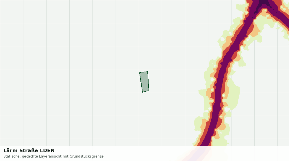 Statische Kartenansicht: Lärm Straße LDEN