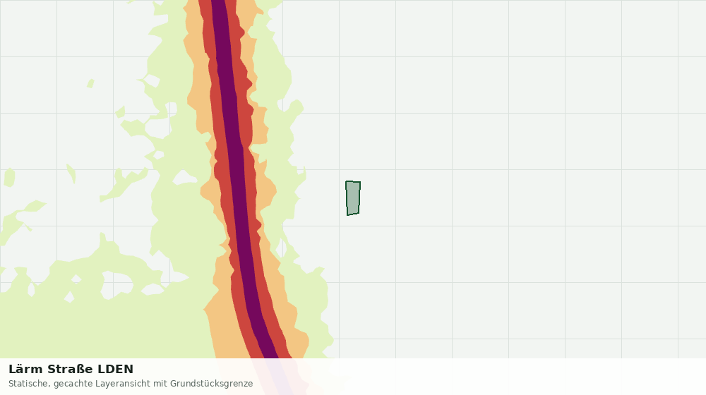 Statische Kartenansicht: Lärm Straße LDEN