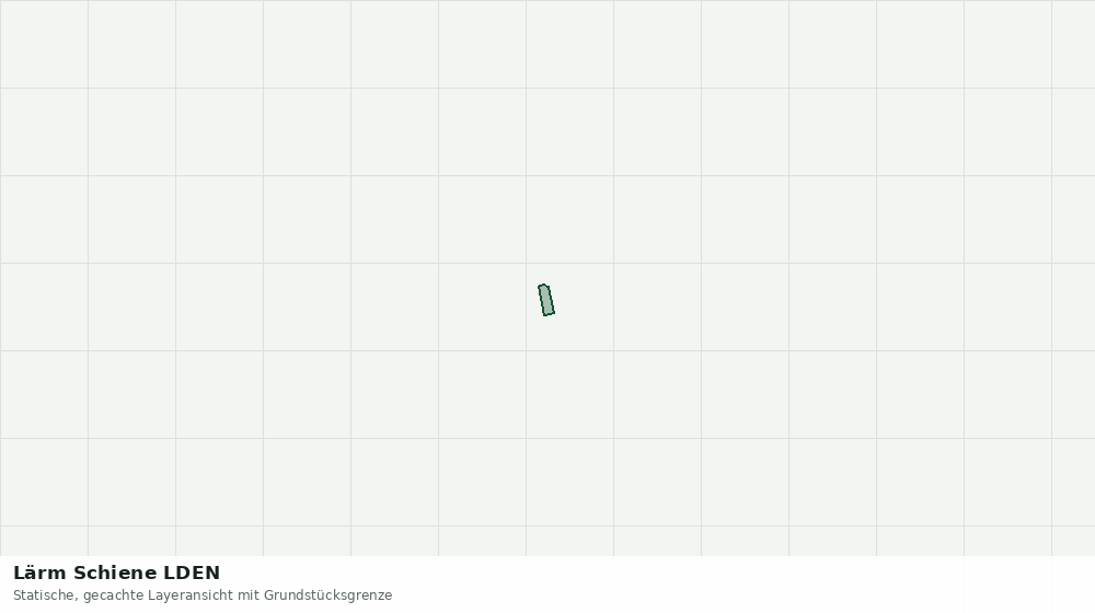 Statische Kartenansicht: Lärm Schiene LDEN