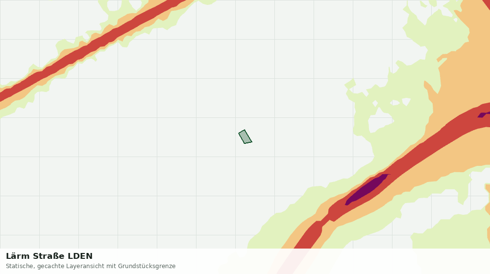 Statische Kartenansicht: Lärm Straße LDEN