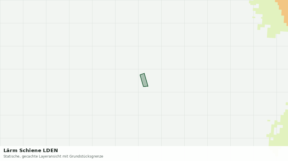 Statische Kartenansicht: Lärm Schiene LDEN