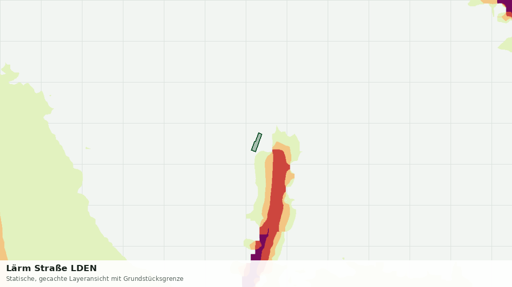 Statische Kartenansicht: Lärm Straße LDEN