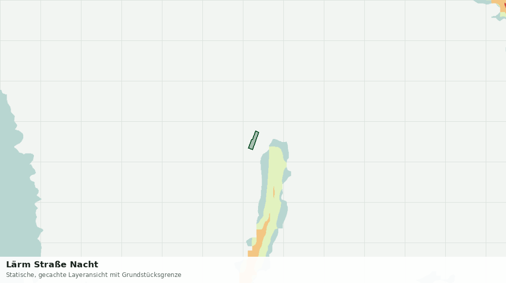 Statische Kartenansicht: Lärm Straße Nacht