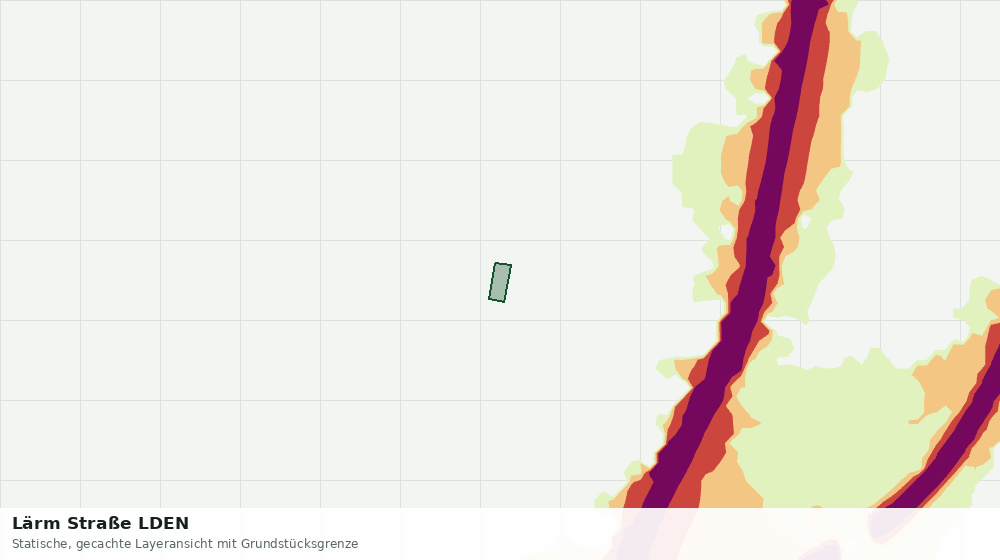 Statische Kartenansicht: Lärm Straße LDEN