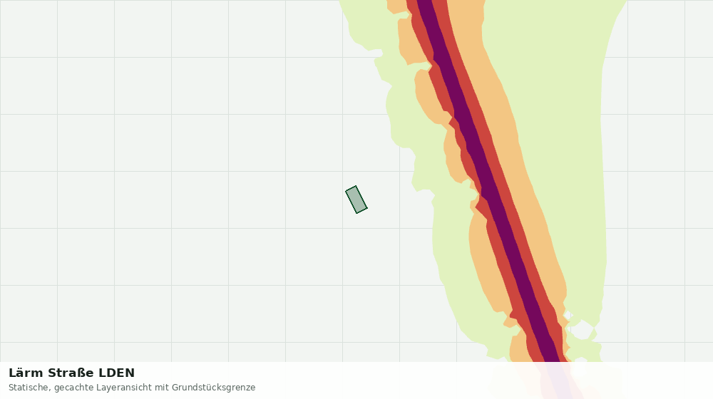 Statische Kartenansicht: Lärm Straße LDEN