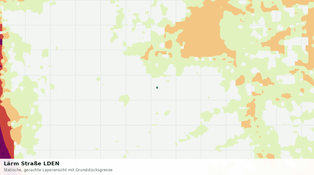 Statische Kartenansicht: Lärm Straße LDEN