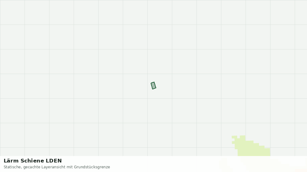 Statische Kartenansicht: Lärm Schiene LDEN