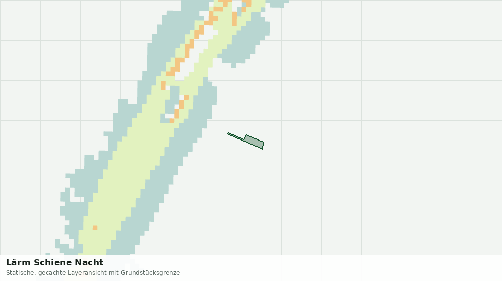 Statische Kartenansicht: Lärm Schiene Nacht
