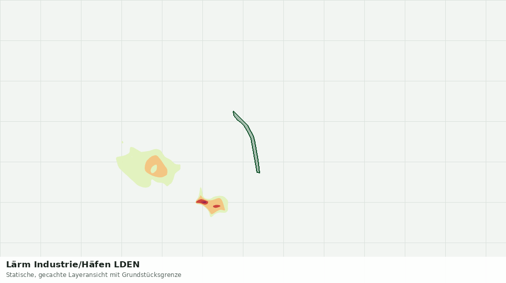 Statische Kartenansicht: Lärm Industrie/Häfen LDEN