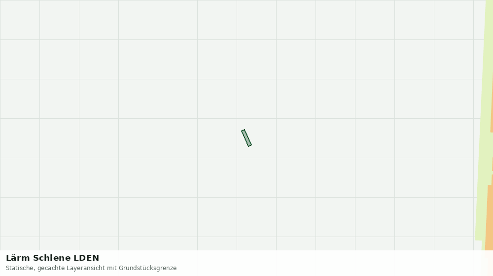 Statische Kartenansicht: Lärm Schiene LDEN