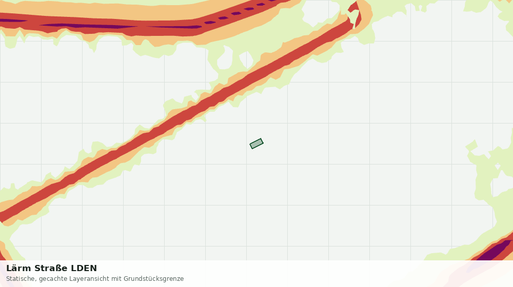 Statische Kartenansicht: Lärm Straße LDEN