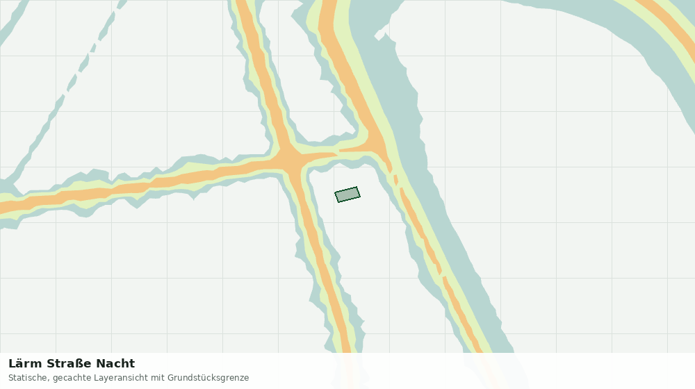 Statische Kartenansicht: Lärm Straße Nacht