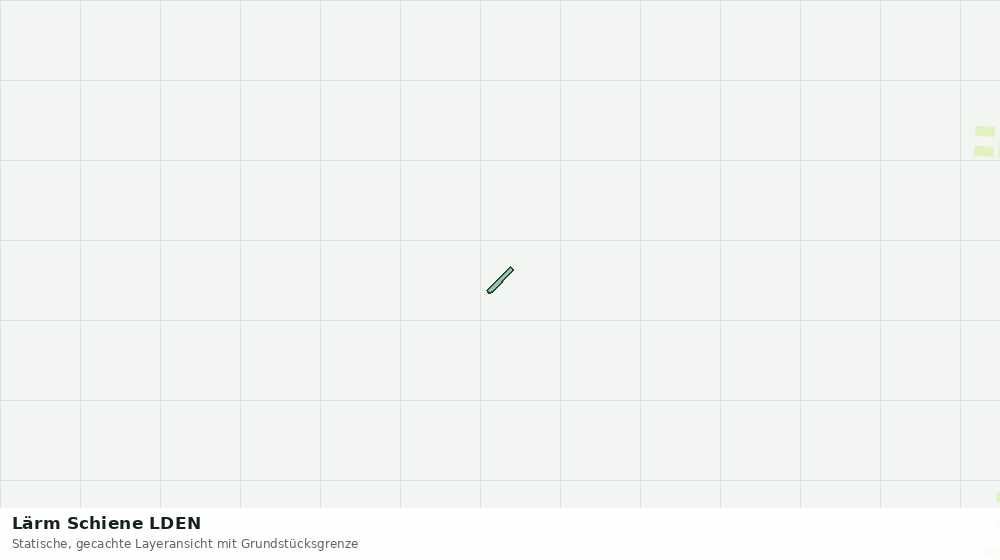 Statische Kartenansicht: Lärm Schiene LDEN