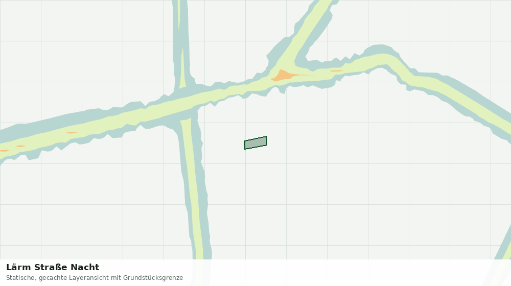 Statische Kartenansicht: Lärm Straße Nacht