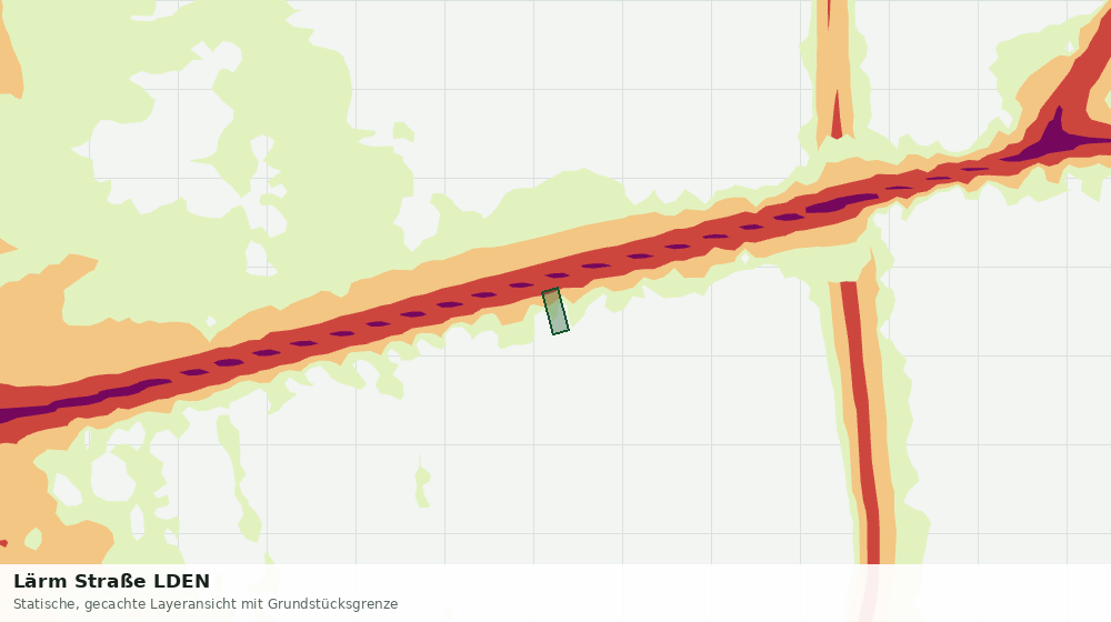Statische Kartenansicht: Lärm Straße LDEN