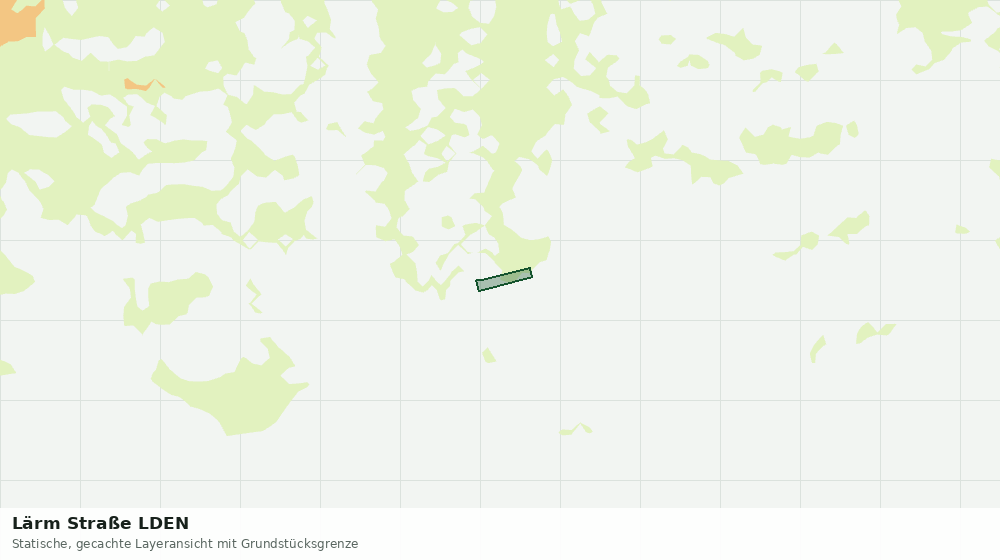 Statische Kartenansicht: Lärm Straße LDEN