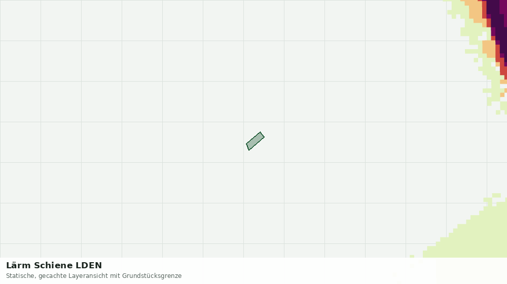 Statische Kartenansicht: Lärm Schiene LDEN