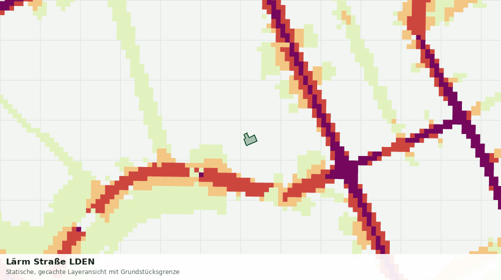 Statische Kartenansicht: Lärm Straße LDEN