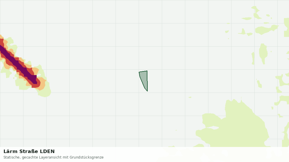 Statische Kartenansicht: Lärm Straße LDEN