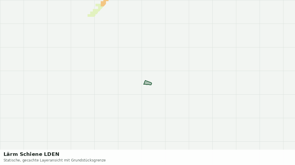 Statische Kartenansicht: Lärm Schiene LDEN