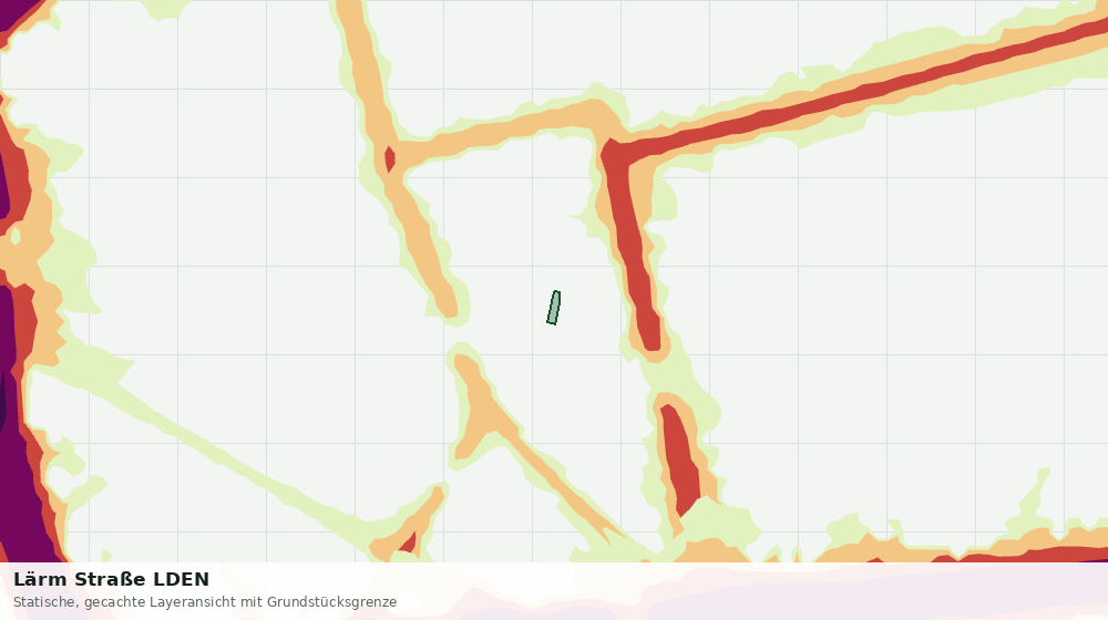 Statische Kartenansicht: Lärm Straße LDEN