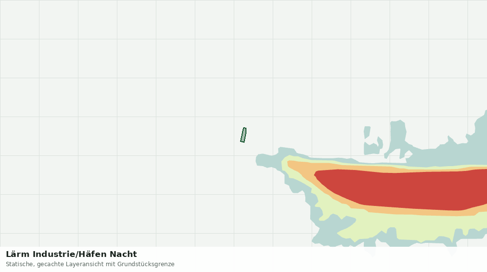 Statische Kartenansicht: Lärm Industrie/Häfen Nacht