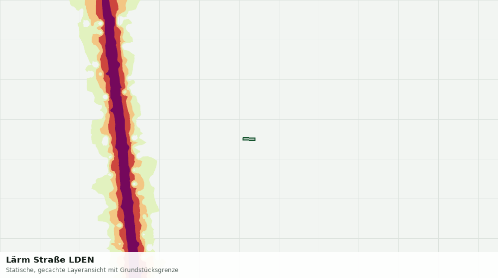Statische Kartenansicht: Lärm Straße LDEN