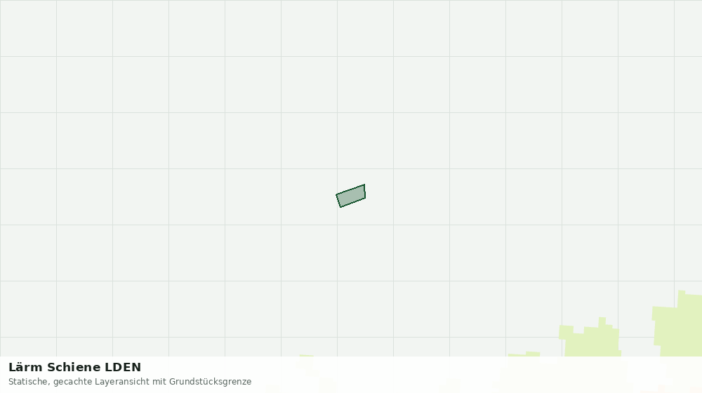 Statische Kartenansicht: Lärm Schiene LDEN
