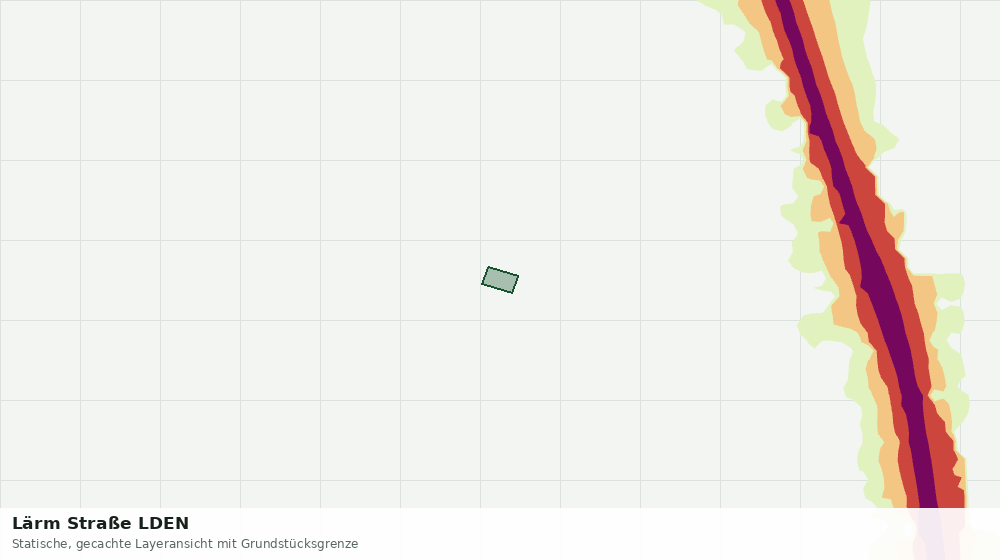Statische Kartenansicht: Lärm Straße LDEN