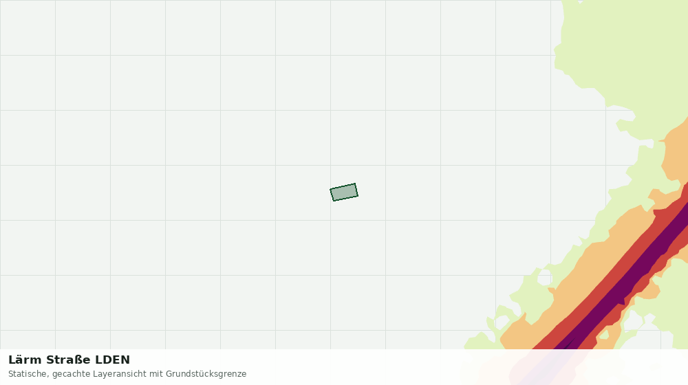 Statische Kartenansicht: Lärm Straße LDEN